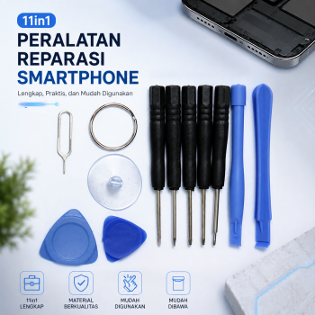 Gambar produk Alloet Peralatan Reparasi Smartphone 11in1 Repair Tools Set - W3011