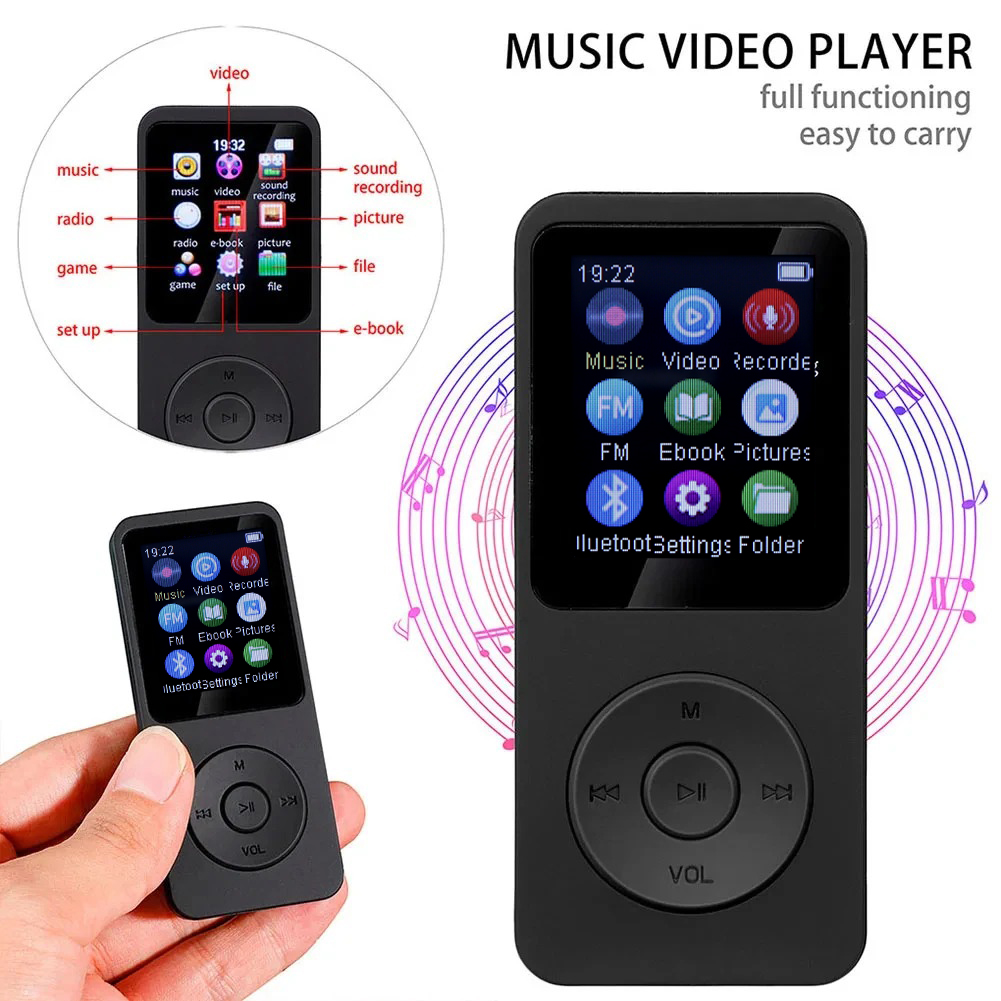 RockStar MP3 MP4 Music Player Pemutar Musik Bluetooth 1.8 Inch 250mAh - X90 Gambar produk RockStar MP3 MP4 Music Player Pemutar Musik Bluetooth 1.8 Inch 250mAh - X90 - 4