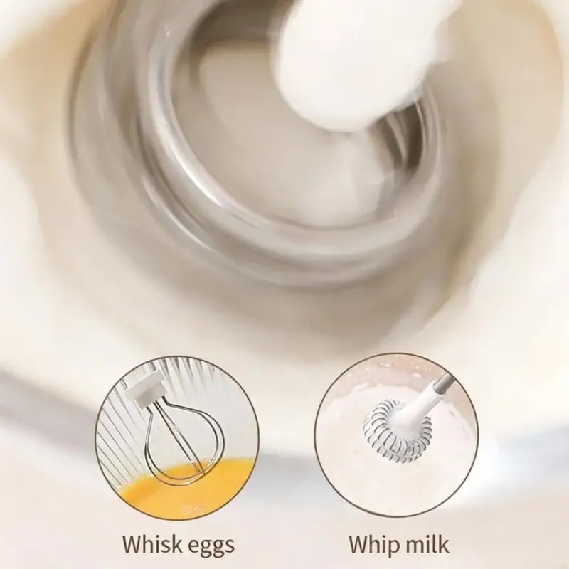 Wendict Hand Mixer Mini Pengocok Milk Frother USB Charge 800mAh - KC-20 Gambar produk Wendict Hand Mixer Mini Pengocok Milk Frother USB Charge 800mAh - KC-20 - 3