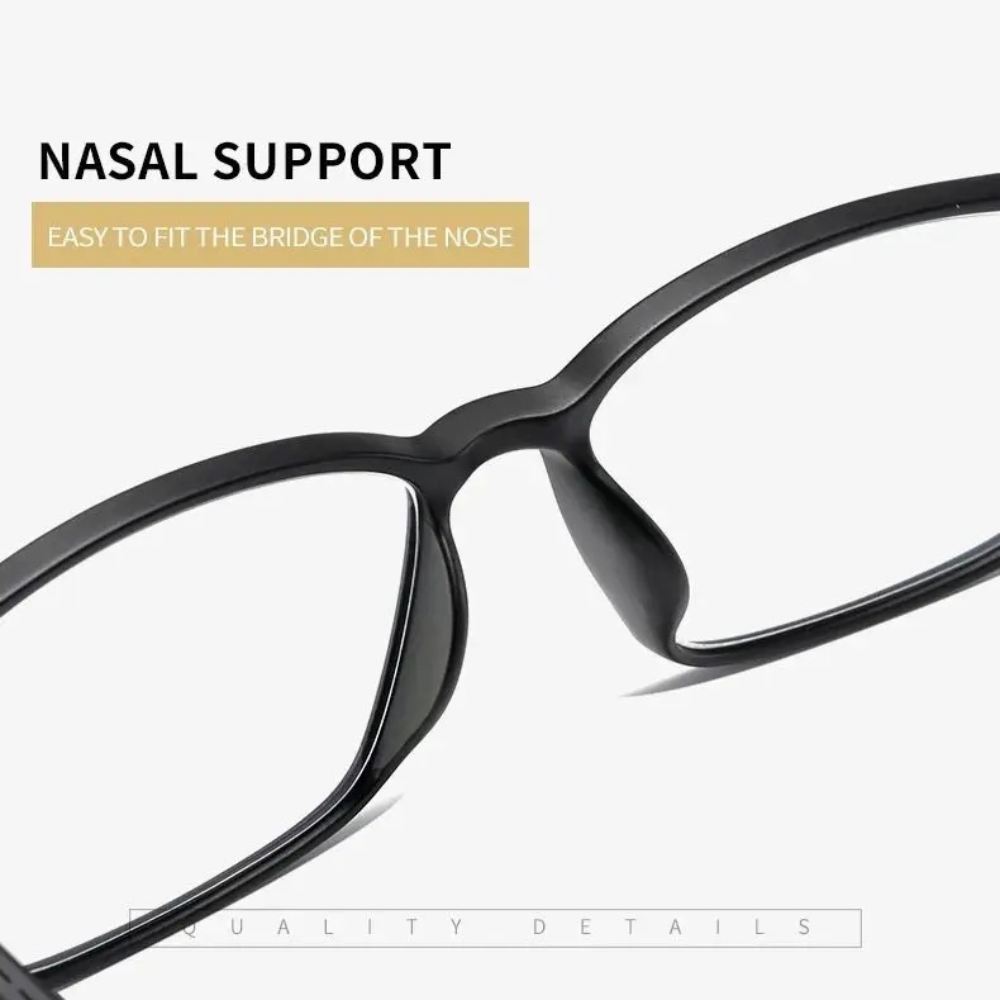 MOMOJA Kacamata Minus Anti Blue Light Myopia Glasses TR90 Frame -2.5 - F500 Gambar produk MOMOJA Kacamata Minus Anti Blue Light Myopia Glasses TR90 Frame -2.5 - F500 - 3