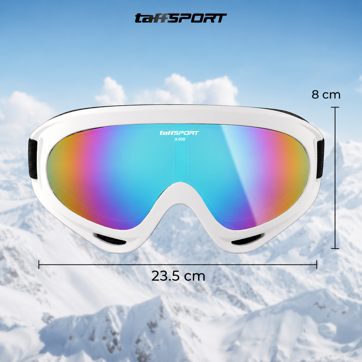 TaffSPORT Kacamata Helm Motor Goggles Ski Polarized UV400 Windproof - X400 Gambar produk TaffSPORT Kacamata Helm Motor Goggles Ski Polarized UV400 Windproof - X400 - 5