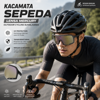 SPEZIAL Kacamata Sepeda Lensa Mercury Outdoor Cycling Sunglasses - S-99