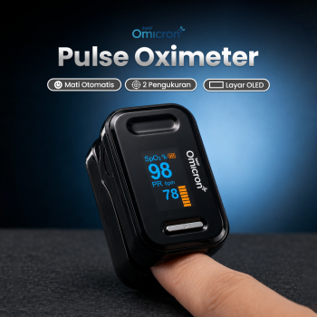 TaffOmicron Fingertip Pulse Oximeter Alat Ukur Saturasi Oksigen Darah - YK-81C