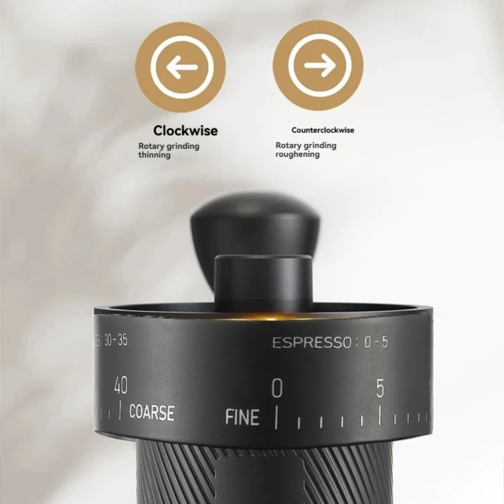 Gingira Alat Penggiling Kopi Manual Coffee Grinder Portable 40 Level - RH-210 Gambar produk Gingira Alat Penggiling Kopi Manual Coffee Grinder Portable 40 Level - RH-210 - 2