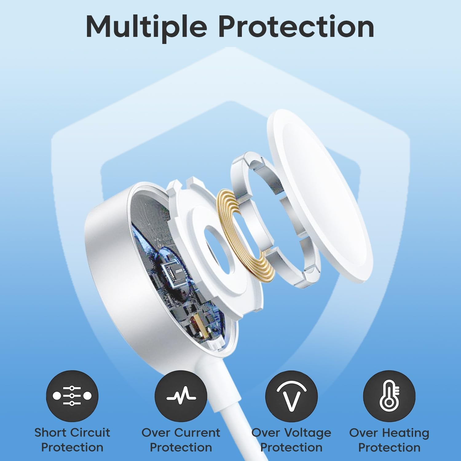 XINFAWE Charger Apple Watch Magnetic Fast Charging USB Type C - YS10 Gambar produk XINFAWE Charger Apple Watch Magnetic Fast Charging USB Type C - YS10 - 3