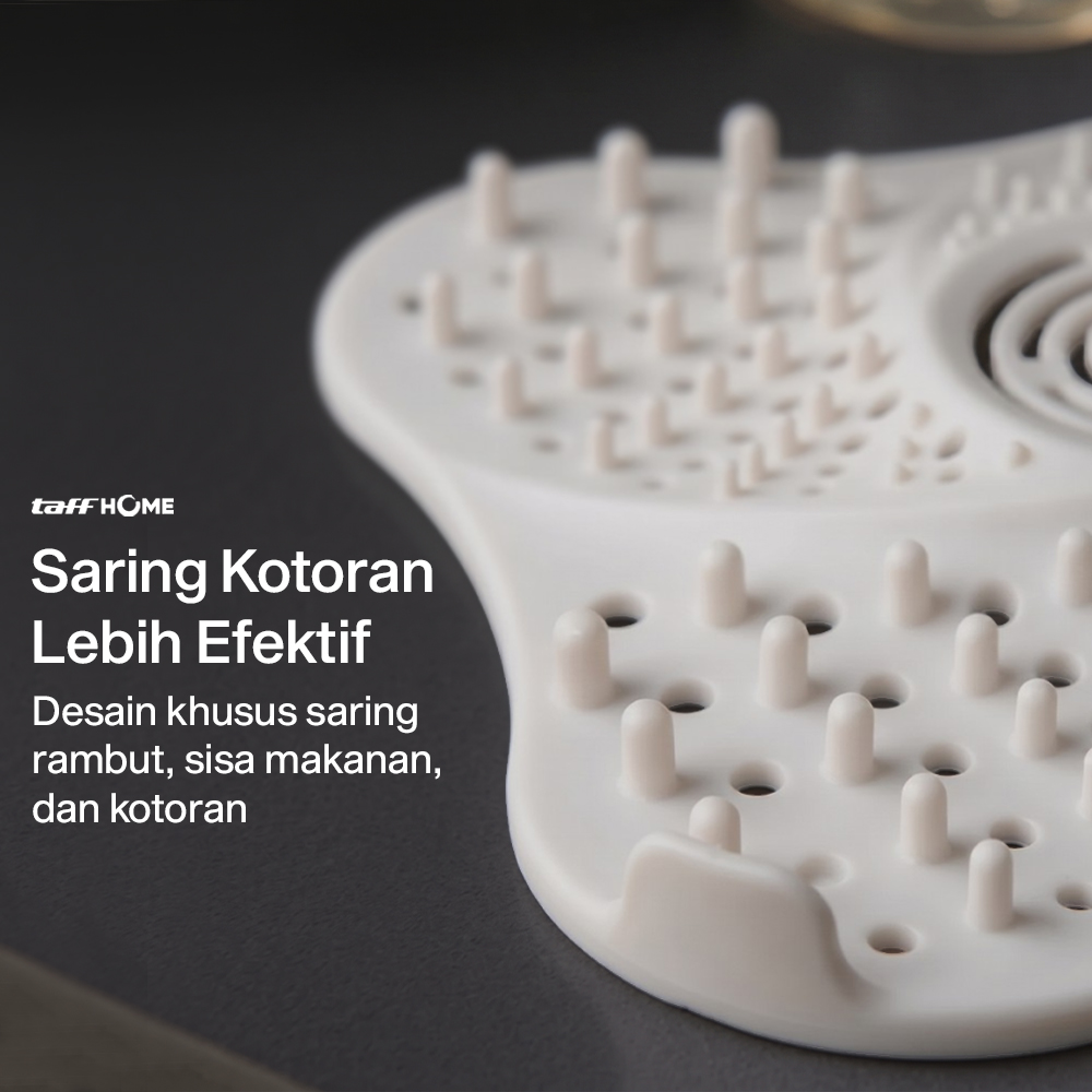 TaffHOME Penutup Lubang Pembuangan Air Anti-Blocking Filter Cover - SJ24 Gambar produk TaffHOME Penutup Lubang Pembuangan Air Anti-Blocking Filter Cover - SJ24 - 2