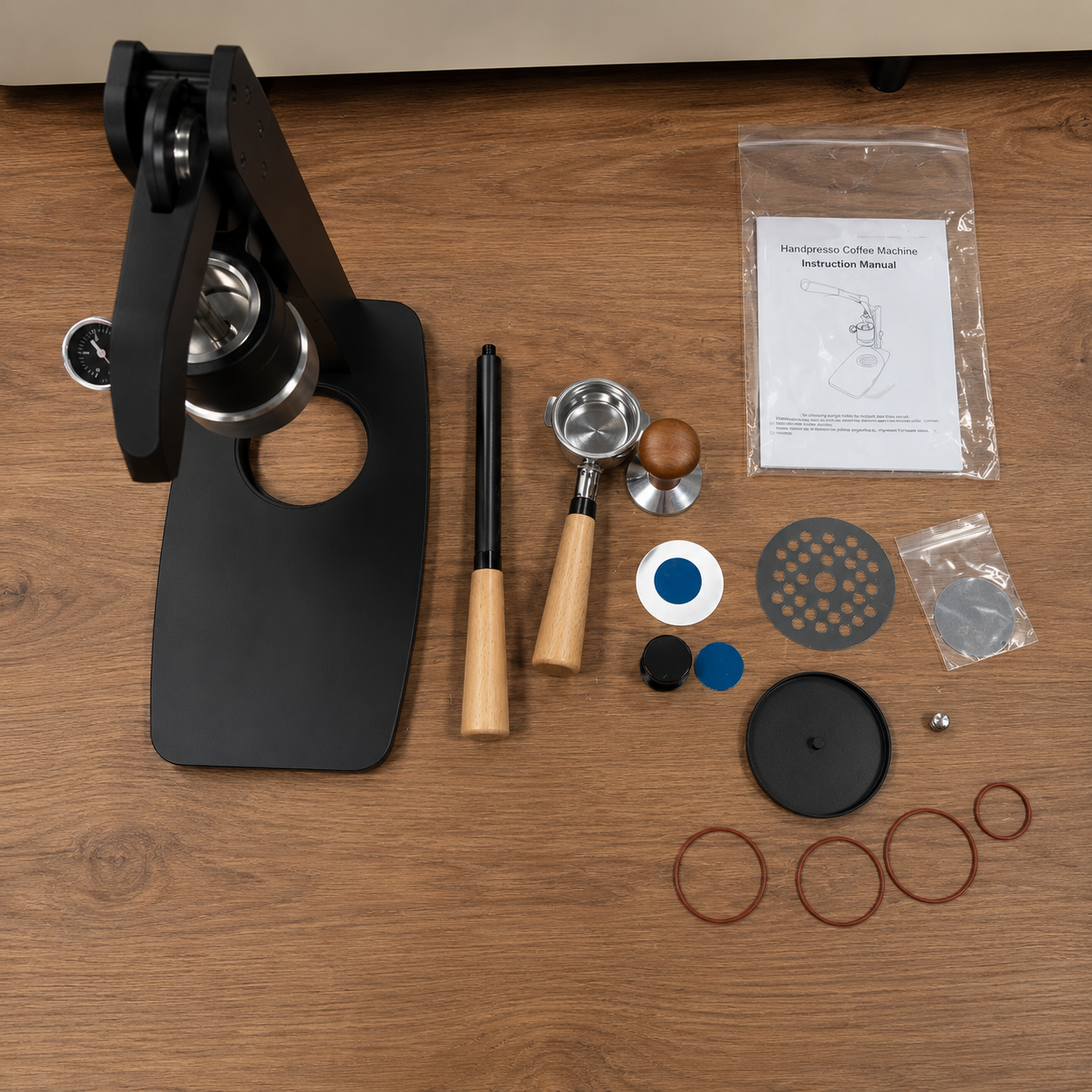 Trieste Mesin Kopi Espresso Manual Hand Press Planetary Gear Reduction - K11 Gambar produk Trieste Mesin Kopi Espresso Manual Hand Press Planetary Gear Reduction - K11 - Kemasan