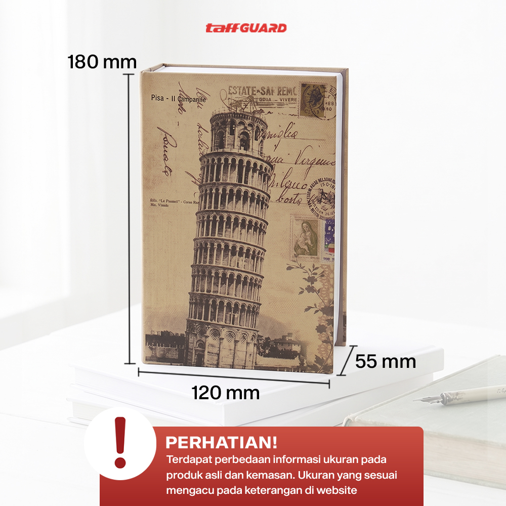 TaffGUARD Brankas Buku Novel Password Hidden Safe Box Size S - KB-20P Gambar produk TaffGUARD Brankas Buku Novel Password Hidden Safe Box Size S - KB-20P - 7