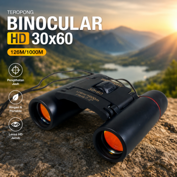 Gambar produk TaffSPORT Teropong Binocular HD 30x60 Portable Outdoor 126M/1000M