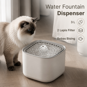 COKIAS Water Dispenser Fountain Tempat Minum Kucing Anjing 3L - YSJ518