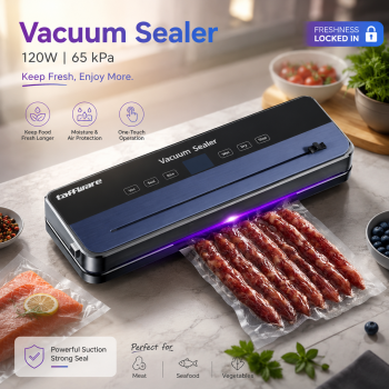Taffware Alat Vakum Makanan Vacuum Sealer Packaging Machine 120W - FKJ-54O