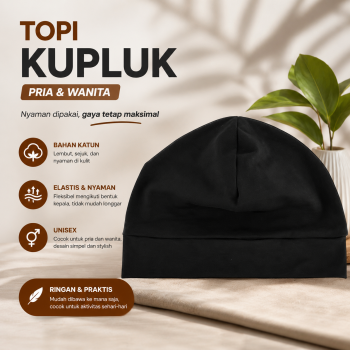 EINSKEY Topi Kupluk Pria Wanita Katun Breathable Beanie Hat Outdoor - EC002