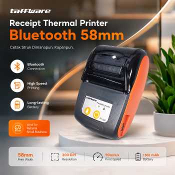 Gambar produk Taffware Bluetooth Thermal Receipt Printer 58mm - PT-210
