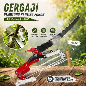 SONGHE Gergaji Pemotong Ranting Pohon Scissor Saw Tool Carbon Steel - SK-5