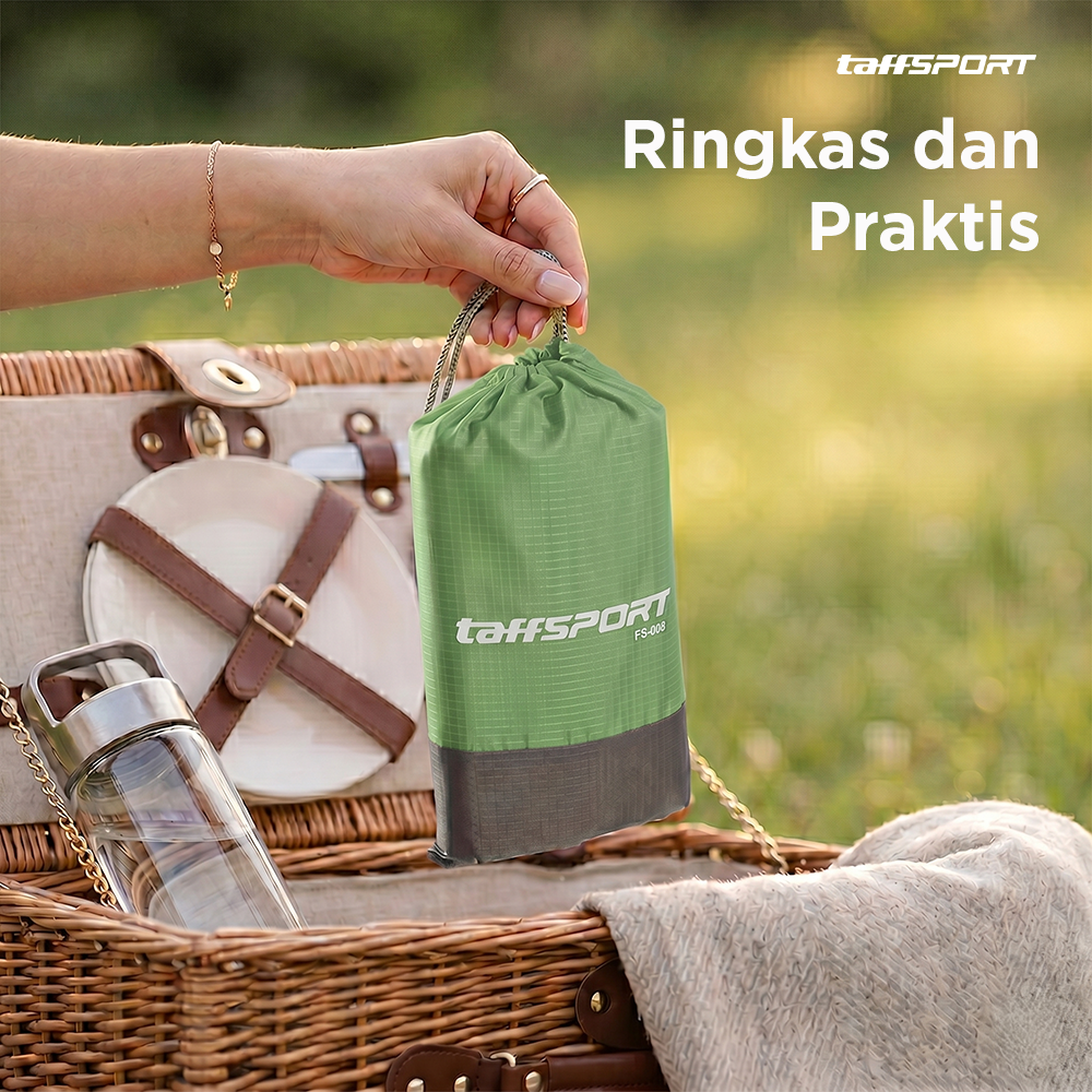 Gambar produk TaffSPORT Tikar Lipat Matras Camping Piknik Waterproof Mat 140x200cm - FS-008 - 3