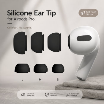 Gambar produk Centechia Silicone Ear Tip Replacement 3 Pair for Airpods Pro - CE-3
