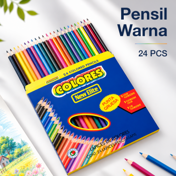 WEBOW Pensil Warna Color Pencils Drawing Painting 24 PCS/Set - XP024