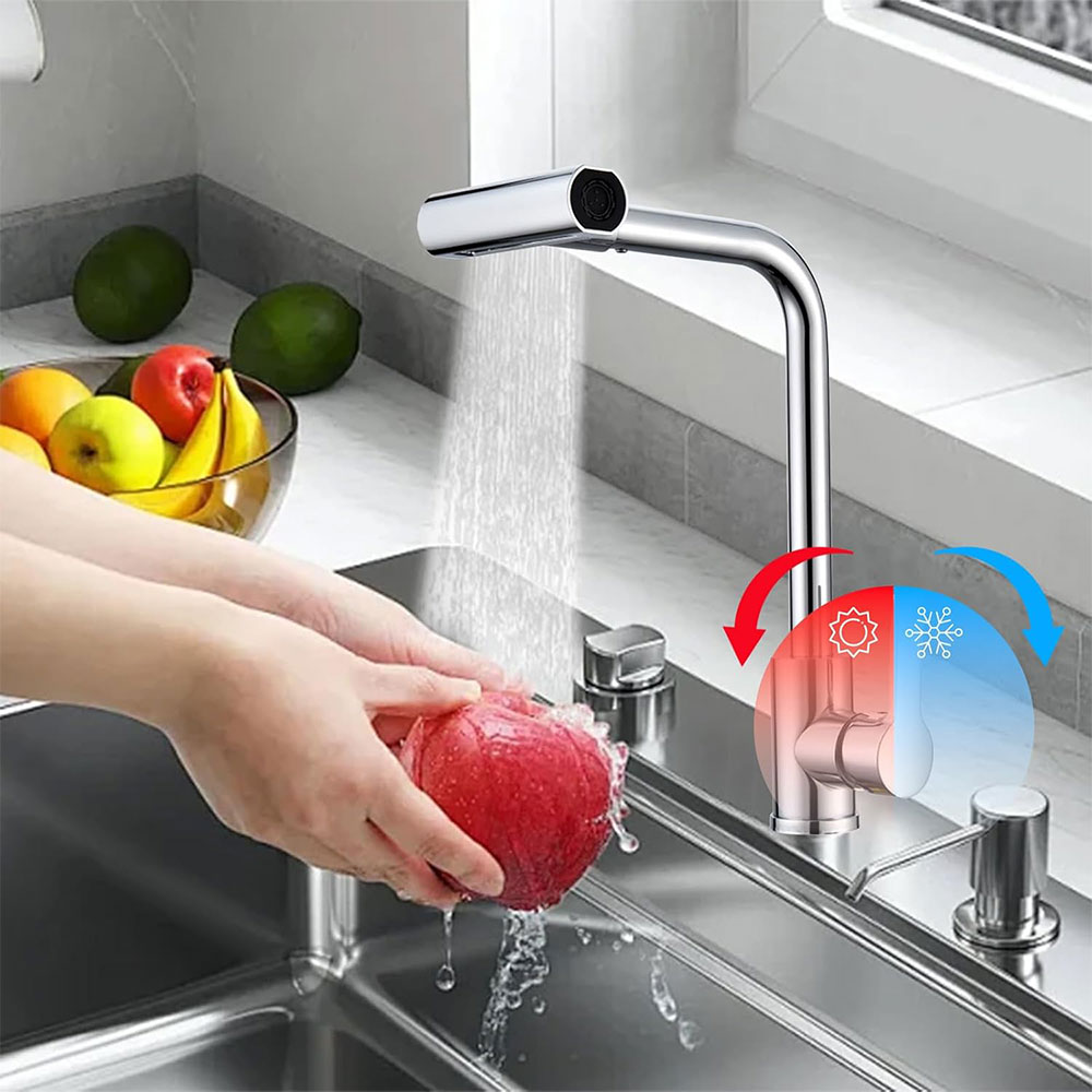 BATHE PROJECT Keran Air Cuci Piring 4 Mode 360 Digree Mix Panas Dingin - O5 Gambar produk BATHE PROJECT Keran Air Cuci Piring 4 Mode 360 Digree Mix Panas Dingin - O5 - 4