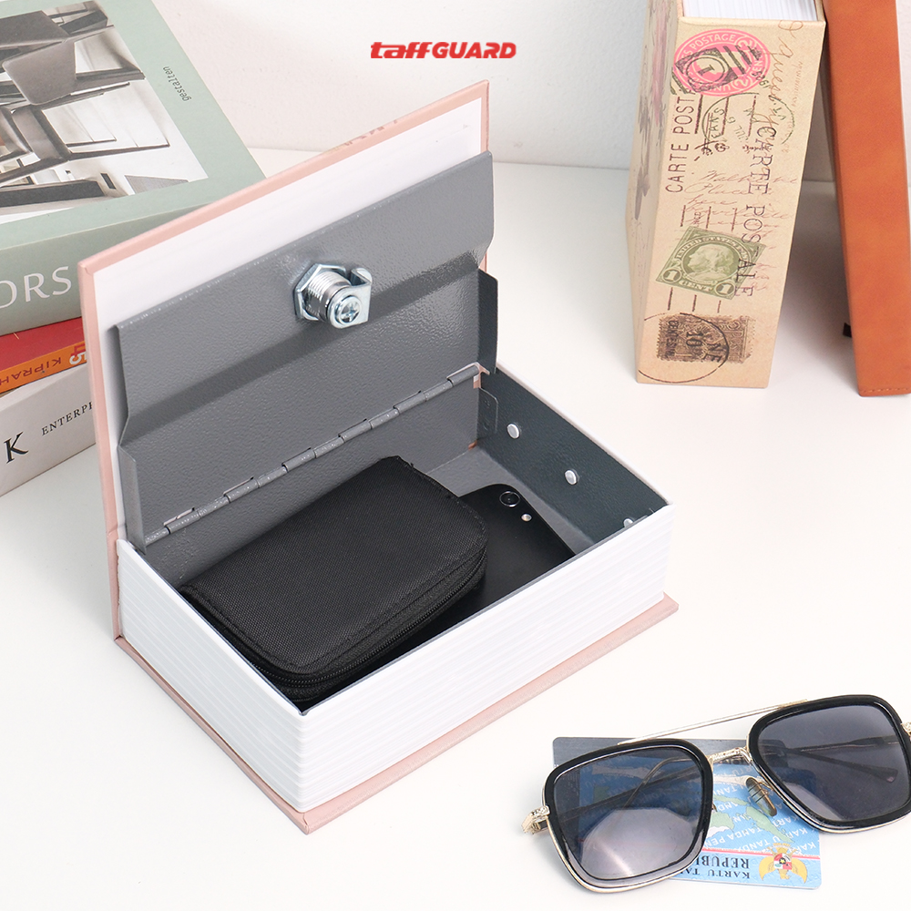 TaffGUARD Kotak Buku Novel Hidden Security Box Book Key Lock Size S - KB-20L Gambar produk TaffGUARD Kotak Buku Novel Hidden Security Box Book Key Lock Size S - KB-20L - 5