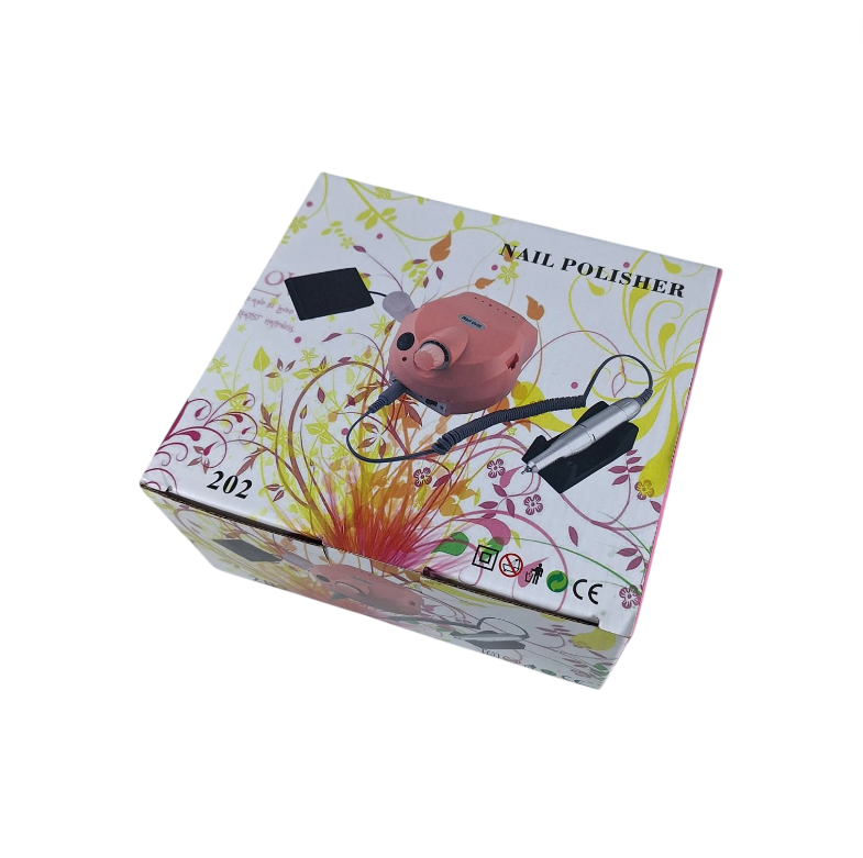 Gambar produk LUWITH Set Alat Kikir Kuku Elektrik Nail Manicure Pedicure 35000 RPM - DM-202 - Kemasan