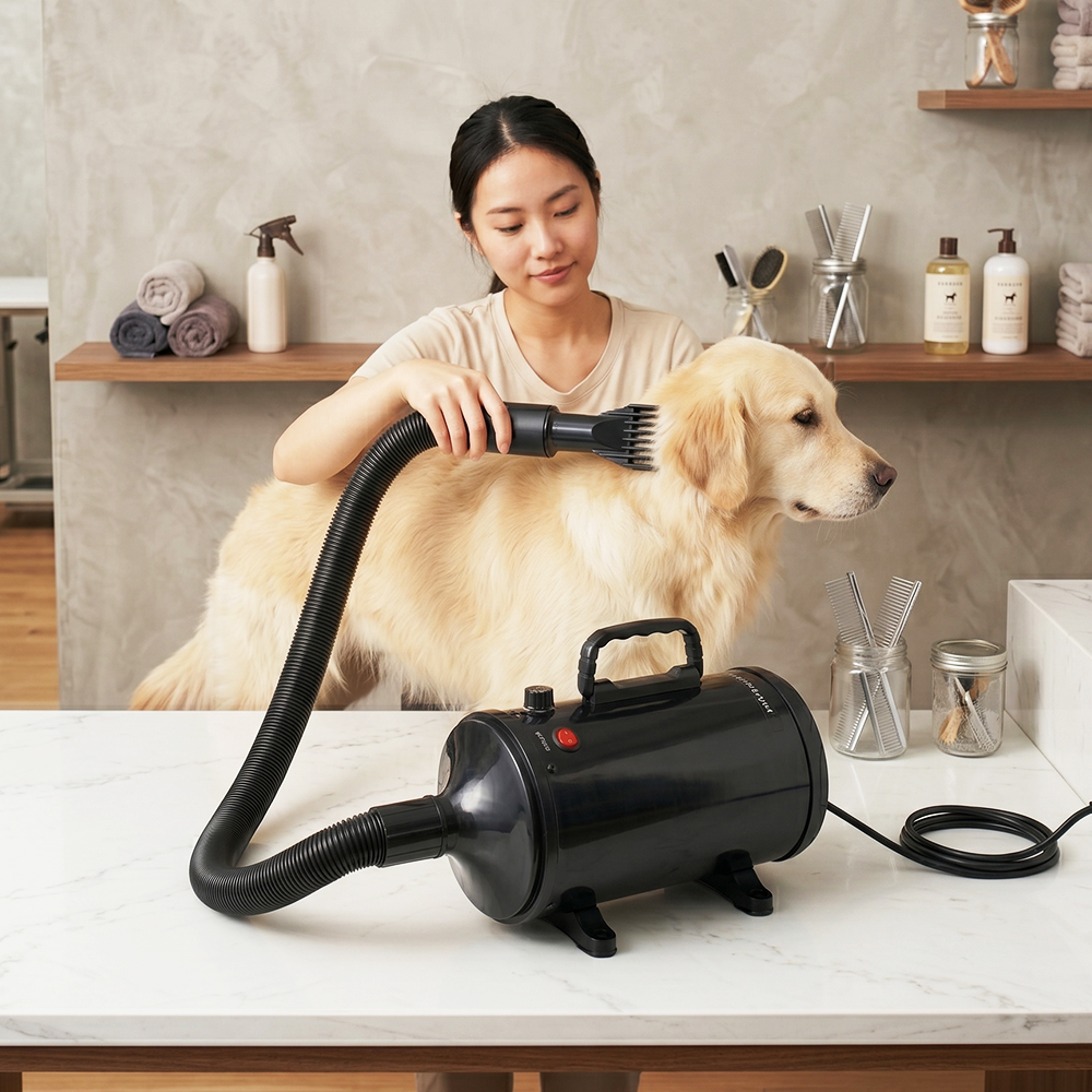 HEAN Pengering Bulu Kucing Anjing Hair Dryer for Pets Fast Blow 2800W - ZF-YC-C-04 Gambar produk HEAN Pengering Bulu Kucing Anjing Hair Dryer for Pets Fast Blow 2800W - ZF-YC-C-04 - 6