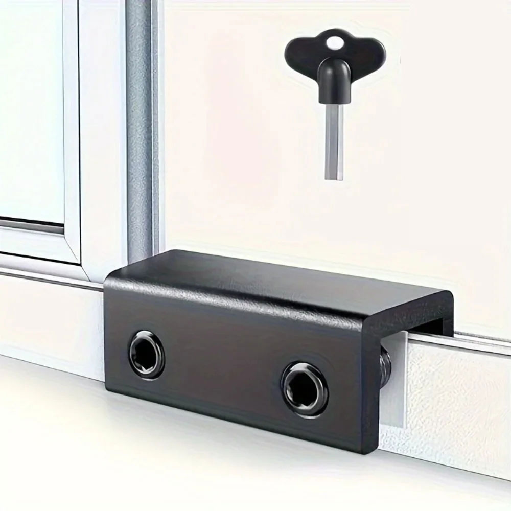 Knad Grendel Kunci Jendela Geser Sliding Window Locks with Key - KAK-1000 Gambar produk Knad Grendel Kunci Jendela Geser Sliding Window Locks with Key - KAK-1000 - 1