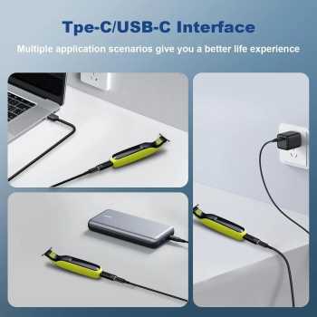 Gambar produk TUBRAN Adapter Charger Type C for Philips Shaver Electric Razor 4.3V - A00390 - 6