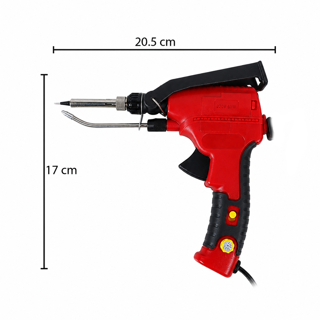 LEFAVOR Solder Listrik Tembak Tin Gun Adjustable Temperature 60W - GT-20 Gambar produk LEFAVOR Solder Listrik Tembak Tin Gun Adjustable Temperature 60W - GT-20 - 6