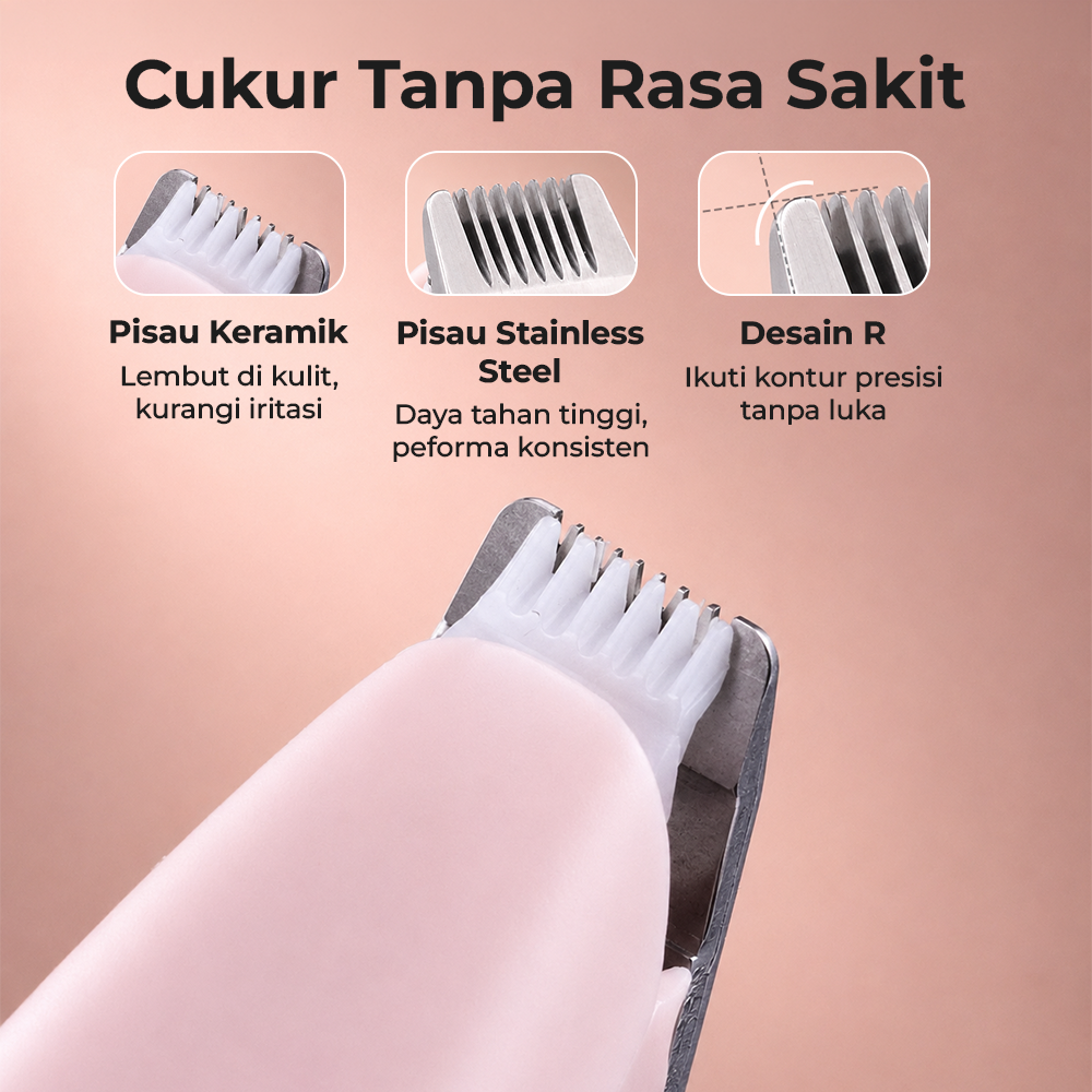 LEYOUFU Alat Cukur Bulu Hewan Peliharaan Elektrik Mini Pet Grooming - SN-16 Gambar produk LEYOUFU Alat Cukur Bulu Hewan Peliharaan Elektrik Mini Pet Grooming - SN-16 - 1