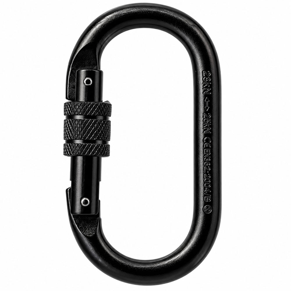 Gambar produk BYANG Gantungan Carabiner Panjat Tebing O Type Oval Alloy Steel 25kN - Y30 - Kemasan