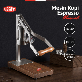 Trieste Mesin Kopi Espresso Manual Coffee Maker Hand Press 16 Bar - MW1