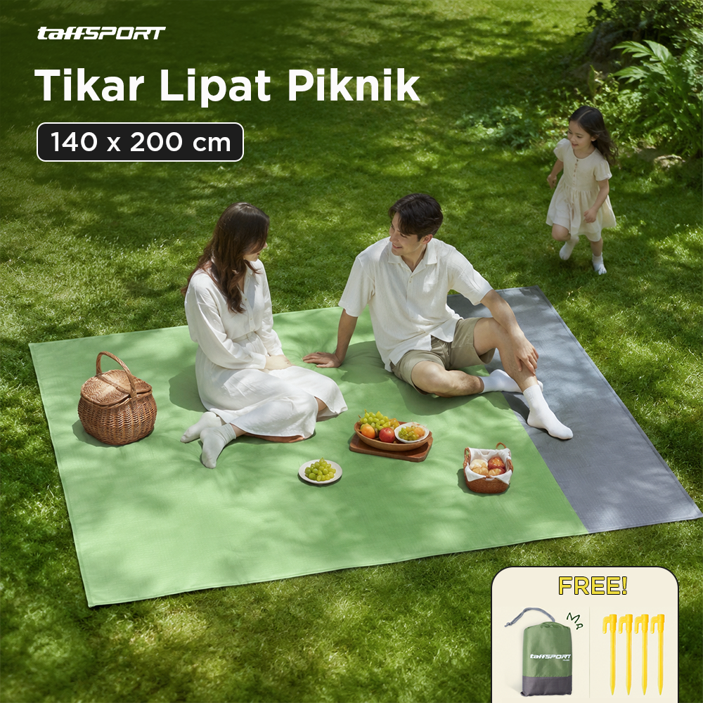 Gambar produk TaffSPORT Tikar Lipat Matras Camping Piknik Waterproof Mat 140x200cm - FS-008 - Utama