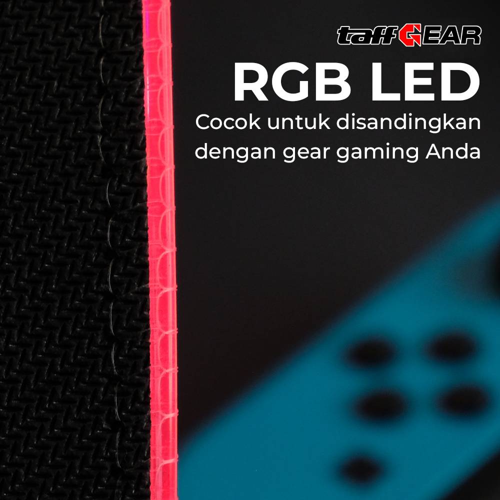 Gambar produk TaffGEAR Mouse Pad Gaming XL RGB LED Desk Mat 900x300x4mm 300x900x4mm - RGB-01 - 2