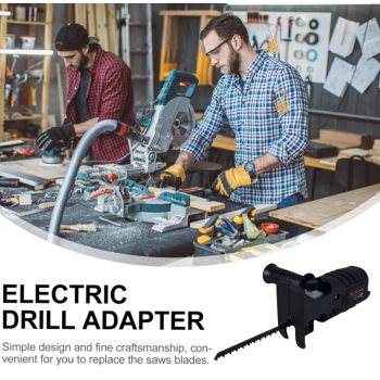 Gambar produk XMSJ Konektor Modifikasi Bor Listrik Jadi Mesin Gergaji Drill Adapter - E14968 - 4