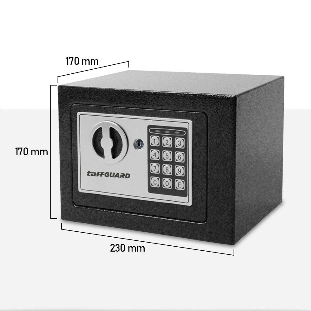 TaffGUARD Kotak Brankas Hotel Mini Password Safe Deposit Box 4.6L - EB30 Gambar produk TaffGUARD Kotak Brankas Hotel Mini Password Safe Deposit Box 4.6L - EB30 - 7