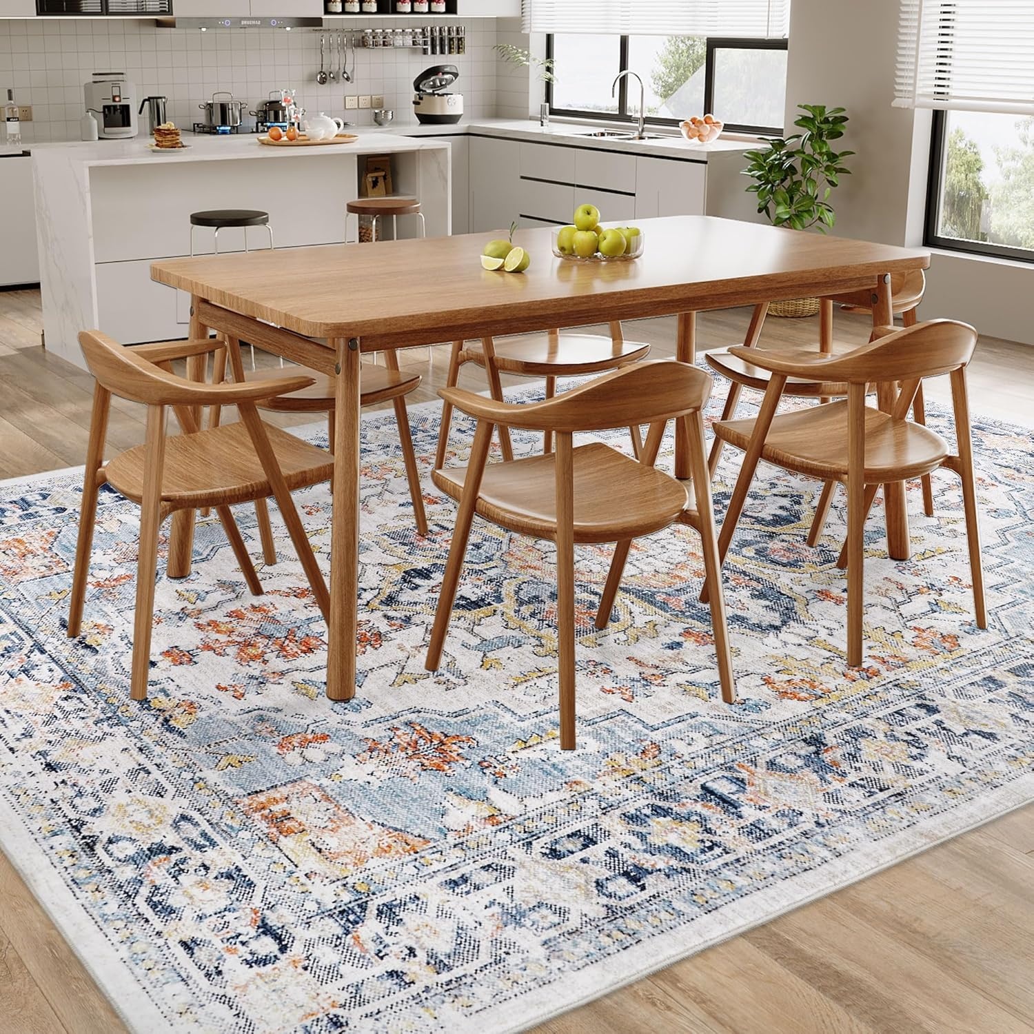 TaffHOME Karpet Lantai Permadani European Style Polyester 1.4x2M - BQ200 Gambar produk TaffHOME Karpet Lantai Permadani European Style Polyester 1.4x2M - BQ200 - 4