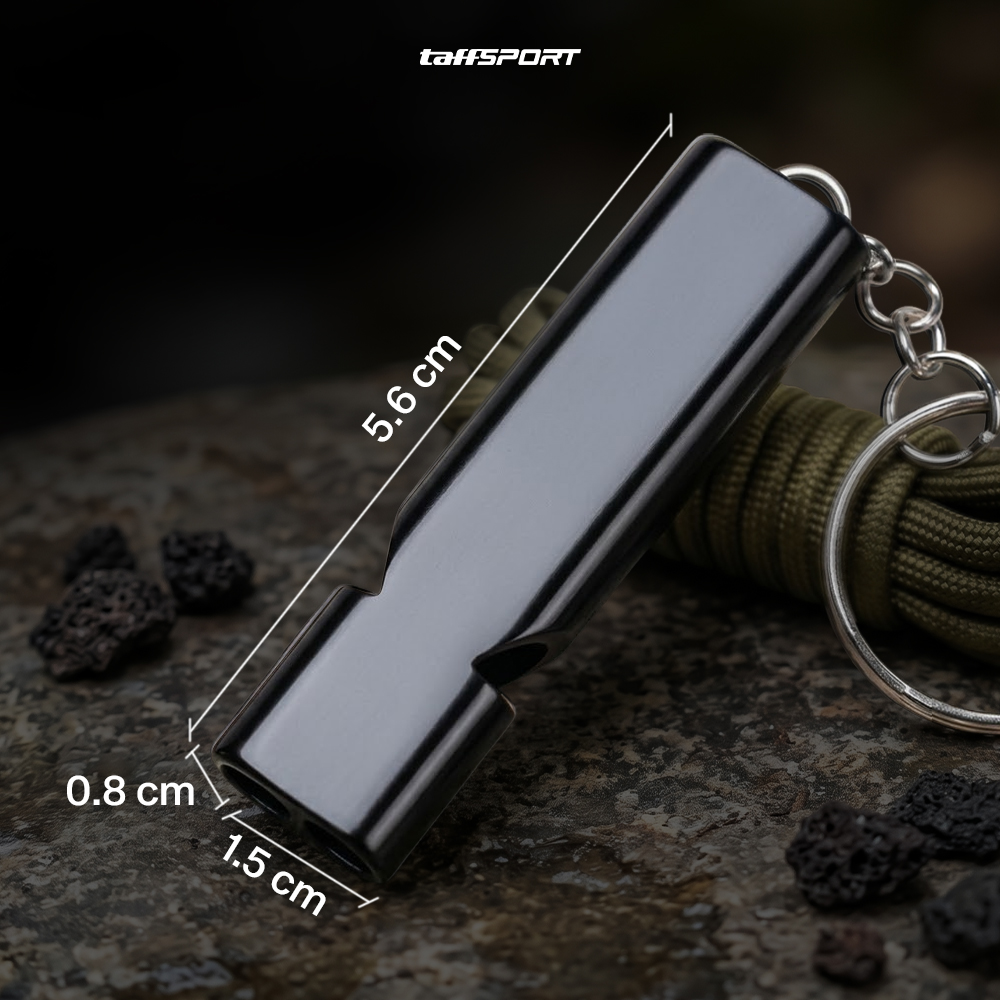 TaffSPORT Gantungan Kunci Peluit Aluminium Outdoor Whistle - Z648 Gambar produk TaffSPORT Gantungan Kunci Peluit Aluminium Outdoor Whistle - Z648 - 8