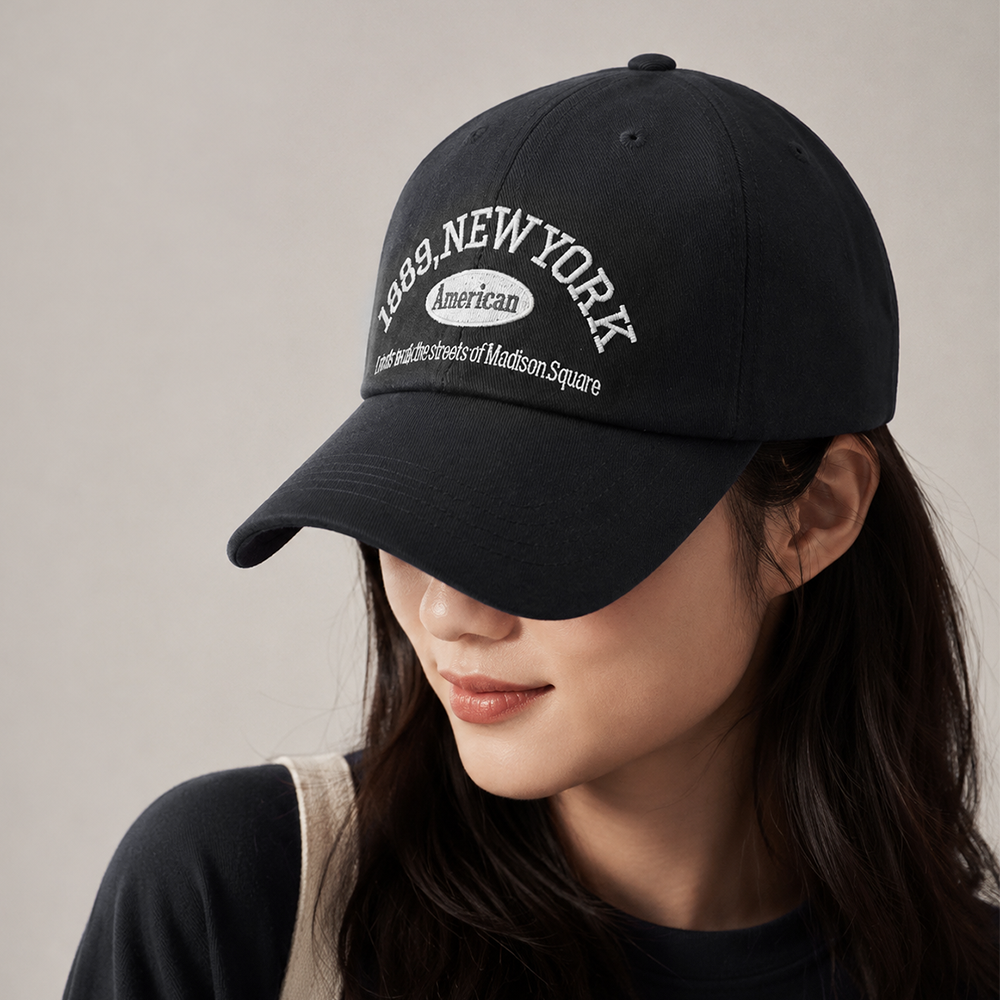 MUJE Topi Baseball Cap Bordir Adjustable 1989 New York - F220 Gambar produk MUJE Topi Baseball Cap Bordir Adjustable 1989 New York - F220 - 6