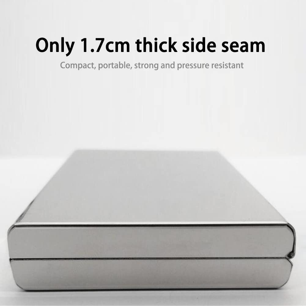 Ophone Kotak Rokok Stainless Steel 201 Cigarette Box Case 16 Slot - JD-SH200 Gambar produk Ophone Kotak Rokok Stainless Steel 201 Cigarette Box Case 16 Slot - JD-SH200 - 5