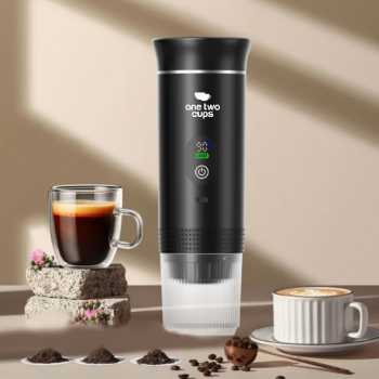 One Two Cups Mesin Kopi Capsule 3in1 20Bar for Nespresso Dolce - KF-JN-02 Pro2.0