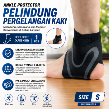 JINGBU Penyangga Pergelangan Kaki Ankle Protector Left Foot 1 PCS - J-L