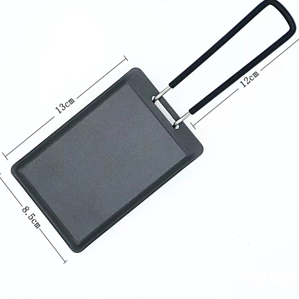 Ysv Pan Grill BBQ Anti Lengket Portable Outdoor Camping Nesting Iron Gambar produk Ysv Pan Grill BBQ Anti Lengket Portable Outdoor Camping Nesting Iron - 7