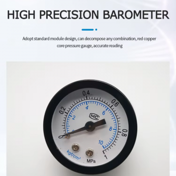 Gambar produk Ruilo Air Filter Regulator Pneumatic Saringan Kompresor Angin G1/4 Copper Core - AFR-2000 - 4