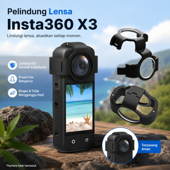 Gambar produk DIPITO Pelindung Lensa Kamera Aksi Insta360 X3 Action Camera Case - DP-X3