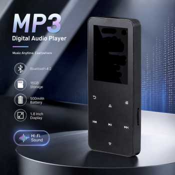 Gambar produk ZYZY MP3 Digital Audio Player MP4 Bluetooth 1.8 Inch HD 500mAh 16GB - SD-01/S308