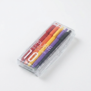 Gambar produk Kaco PURE Candy Gel Pen Pena Pulpen Bolpoin 0.5mm 10PCS - K1015 (Colorful Ink) - Kemasan