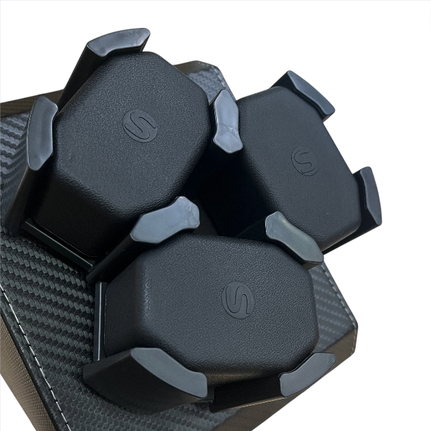 Gambar produk Rhodey Watch Winder Carbon Fiber Pemutar Jam Tangan Otomatis 3 Slot - SKW33 - 1