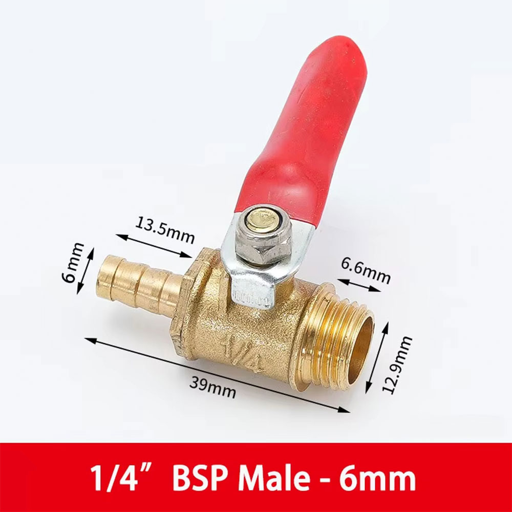 MAX Ball Valve Kuningan Stop Kran Air Nepel Selang Pagoda Brass Iron Male 6mm - DN8 Gambar produk MAX Ball Valve Kuningan Stop Kran Air Nepel Selang Pagoda Brass Iron Male 6mm - DN8 - Kemasan