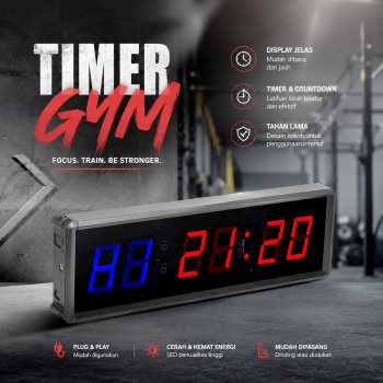 VETTE Timer Gym Workout Interval LED Programmable Remote Control - VT-40
