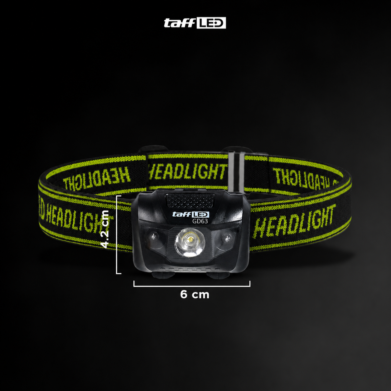 TaffLED Headlamp LED Outdoor Multifunction 3W Triple LED IPX6 - GD63 Gambar produk TaffLED Headlamp LED Outdoor Multifunction 3W Triple LED IPX6 - GD63 - 7